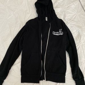 One of a kind black twitch hoodie!